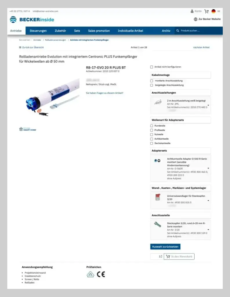 Becker Antriebe GmbH - Produktcenter