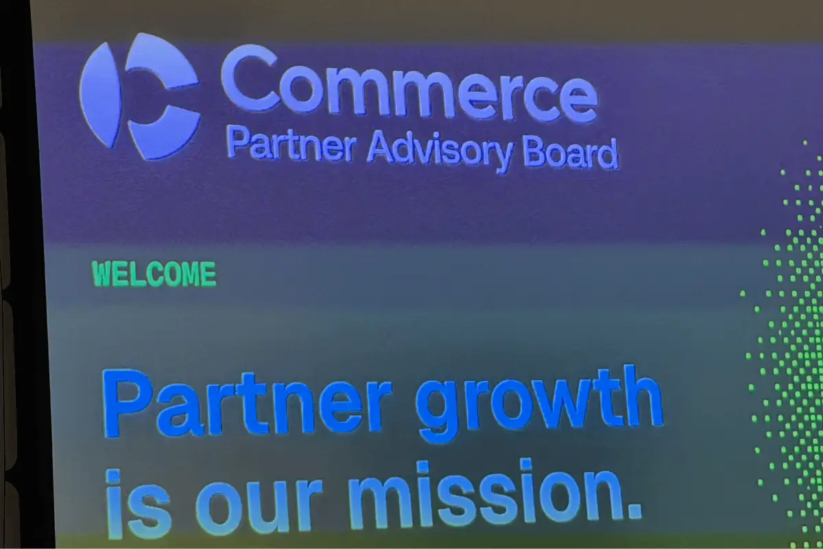 Partner Advisory Board Meeting beim BigCommerce Live EMEA Event im Wembley-Stadion