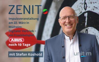 Vortrag – Digitaler Vertrieb bei Zenit in Mülheim am 22.3.2023
