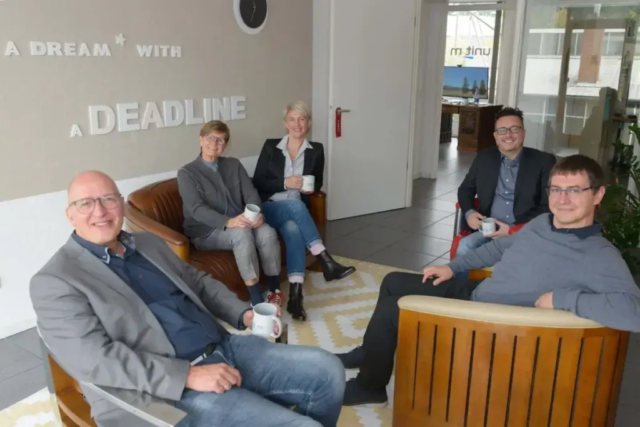 Unser Führungsteam im Austausch mit unserem Partner Mages Consulting