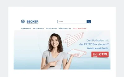 Rollladensteuerung Online kaufen – Becker Antriebe Shop gelaunched
