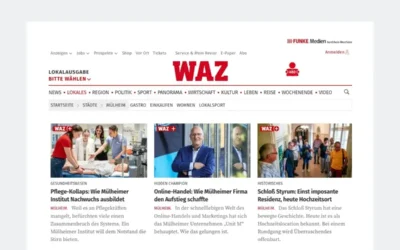 WAZ – Artikelreihe „Hidden Champions“ mit Unit M