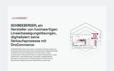 Case Study unseres Kunden Schneeberger – Online