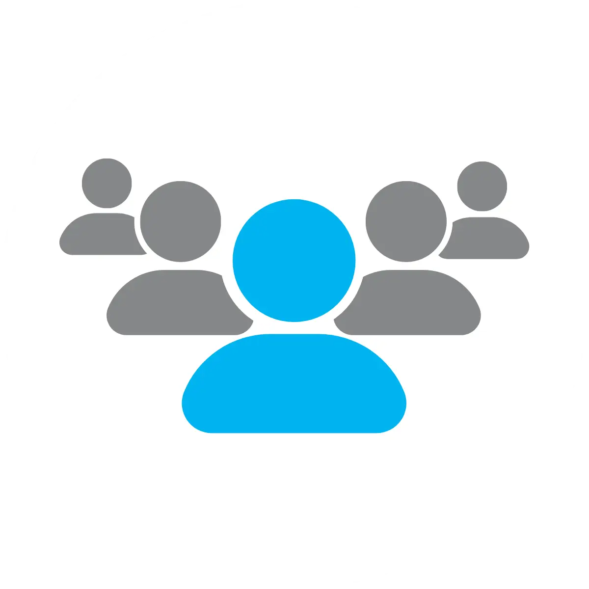 Personen-Icon als Symbol für die Analyse digital geeigneter Kundengruppen im Vertrieb.
