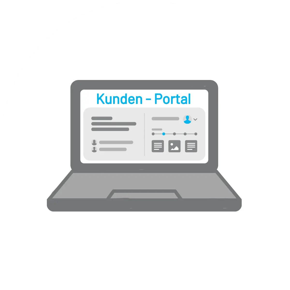 Kundenservice Portale Zentrales Kundenportal mit Servicefunktionen, Bestellübersicht und Kommunikationsmodul