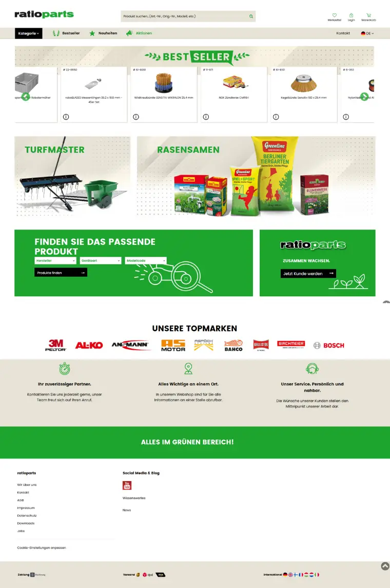 Ratioparts Onlineshop