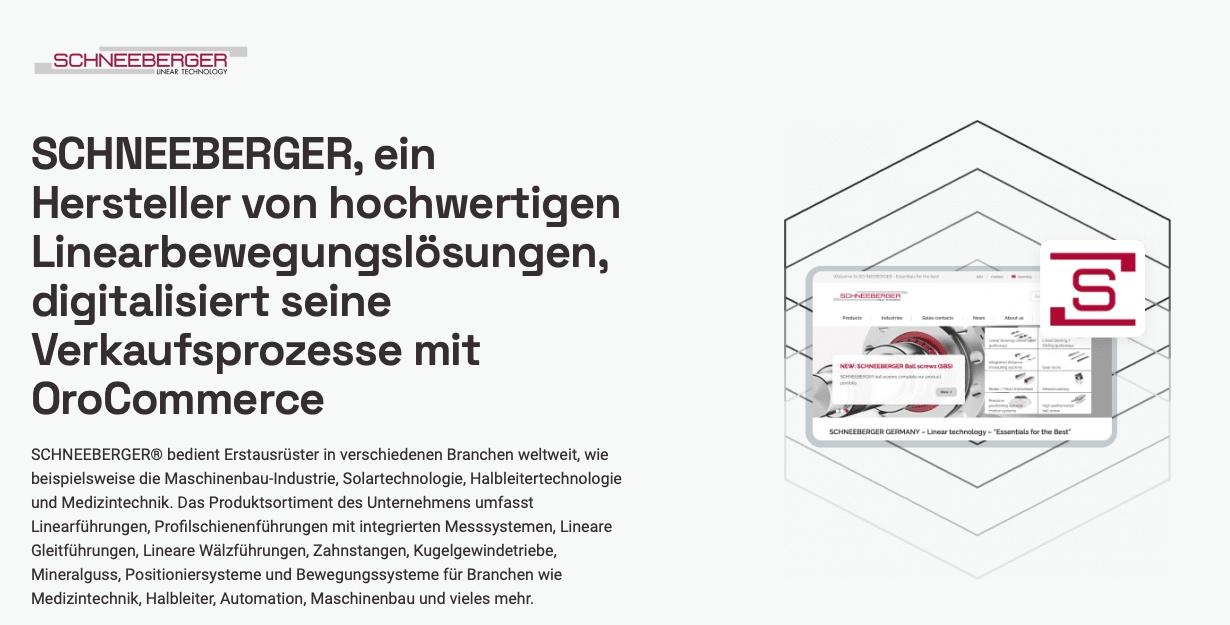 Case Study unseres Schneeberger Projekts ist Online