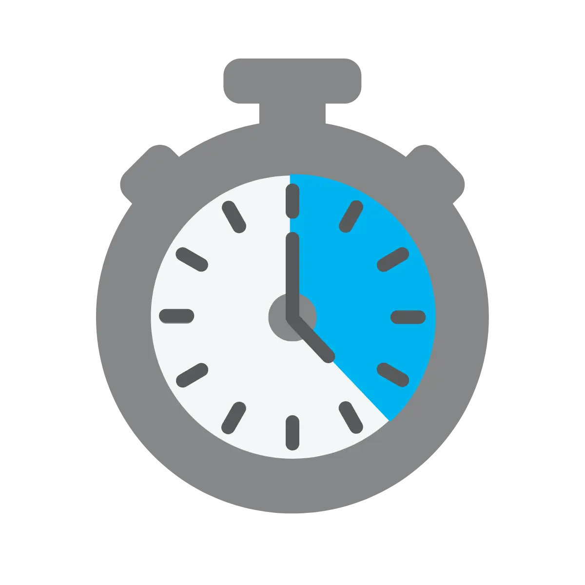 Stoppuhr-Icon als Symbol für den geringen Zeitaufwand des REVYO BASECAMP.