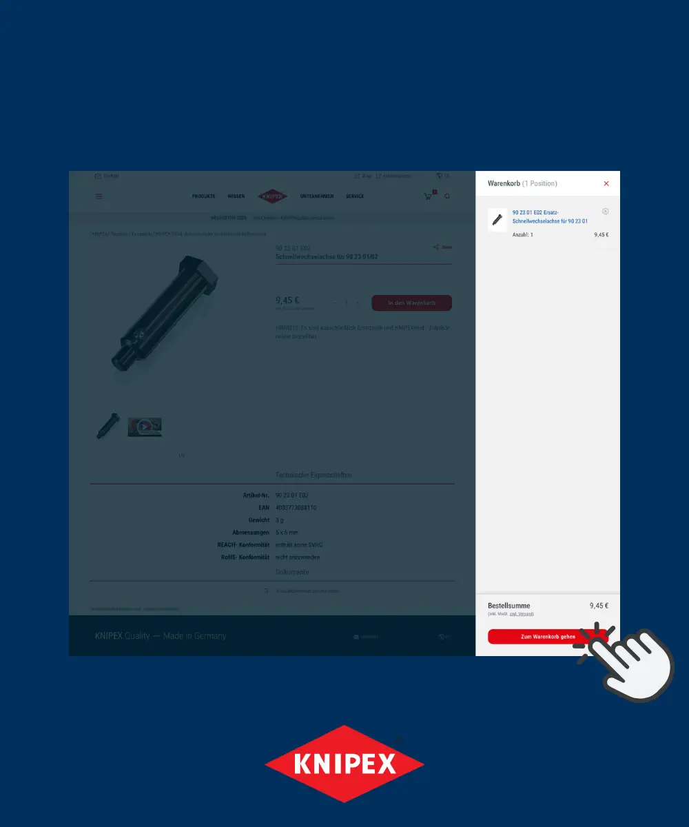 Integrierte Warenkorb-Anzeige im Drupal Händlerportal mit Live-Preis- und Bestandsdaten aus Shopify